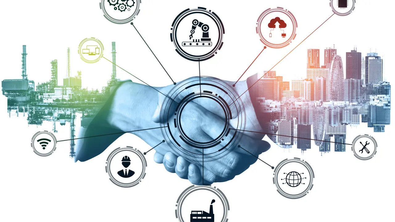 Illustration zum Abschnitt "Industrie 4.0 und neue Vertriebswege"